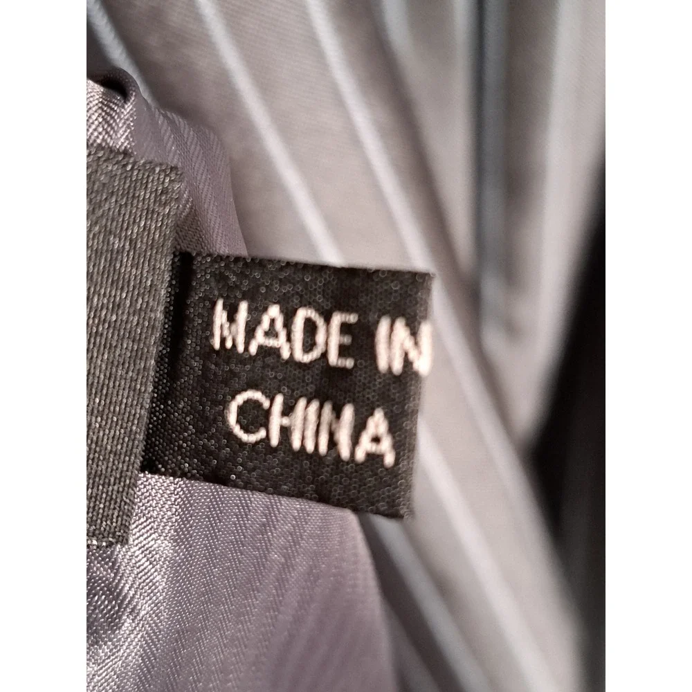 Vittorio St. Angelo Mens Grey Pinstripe 4 Button Suit Jacket Blazer Size 54R